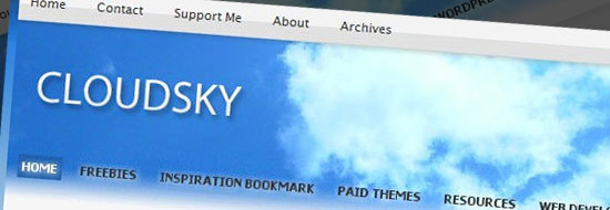 Post Image of Cloud Sky - Free Premium Wordpress Theme